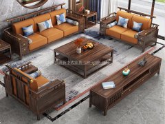 新中式沙发R-2556